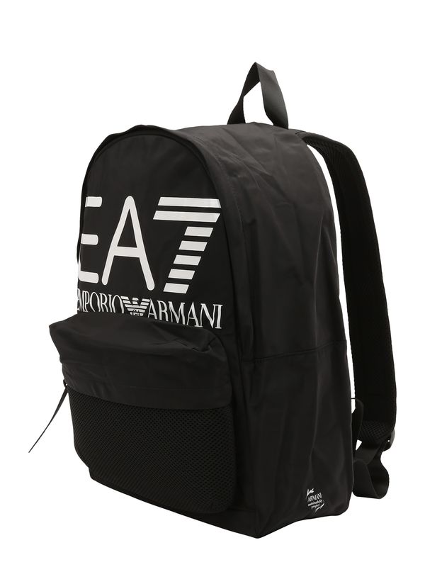 EA7 Emporio Armani EA7 Emporio Armani Раница  черно / бяло