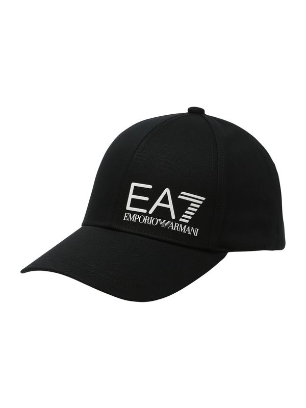 EA7 Emporio Armani EA7 Emporio Armani Шапка с козирка  черно / бяло