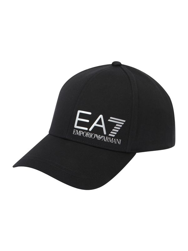 EA7 Emporio Armani EA7 Emporio Armani Шапка с козирка  черно / бяло