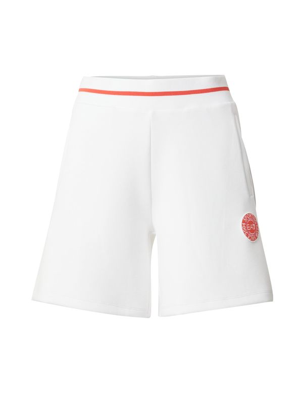 EA7 Emporio Armani EA7 Emporio Armani Спортен панталон  тъмнооранжево / бяло