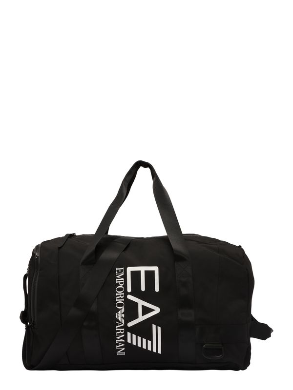 EA7 Emporio Armani EA7 Emporio Armani Спортна чанта  черно / бяло