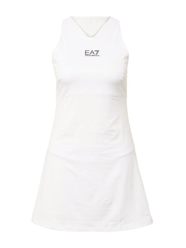 EA7 Emporio Armani EA7 Emporio Armani Спортна рокля 'VESTITO'  черно / бяло