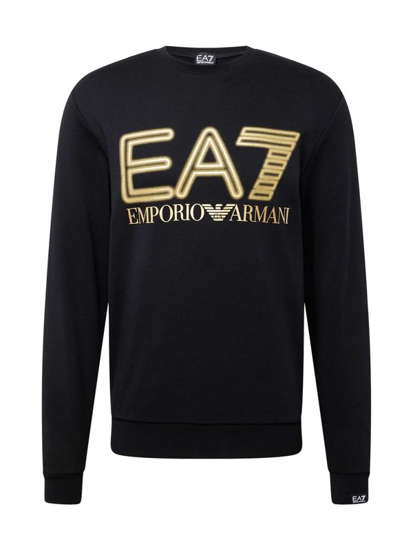 EA7 Emporio Armani EA7 Emporio Armani Суичър  бежово / черно / бяло