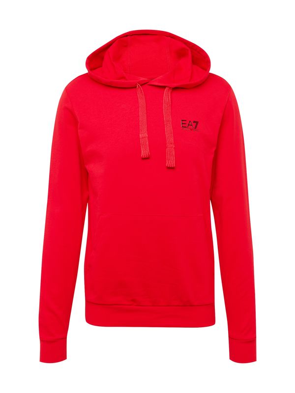EA7 Emporio Armani EA7 Emporio Armani Суичър  неоново червено / черно