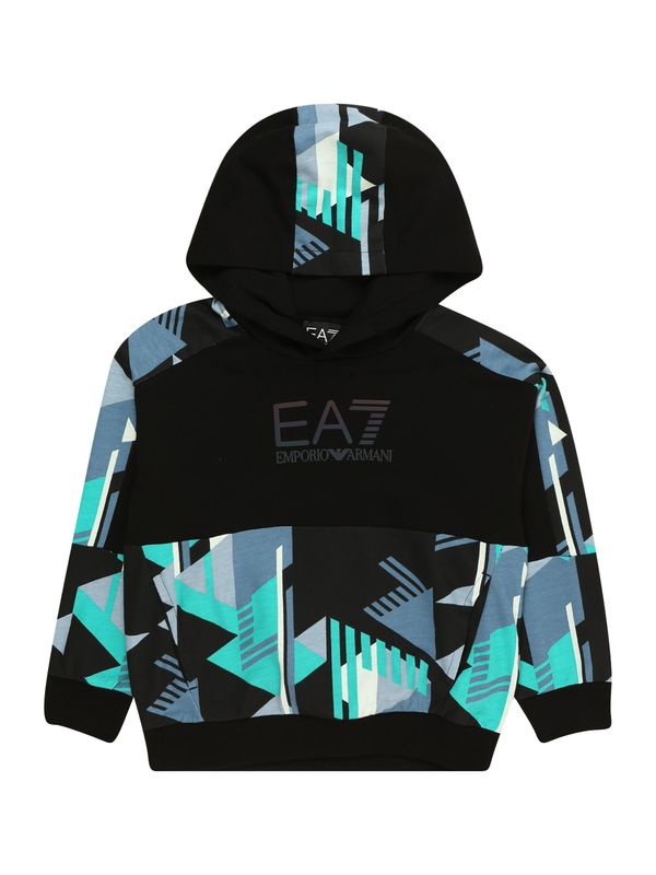 EA7 Emporio Armani EA7 Emporio Armani Суичър  опал / аквамарин / черно / бяло