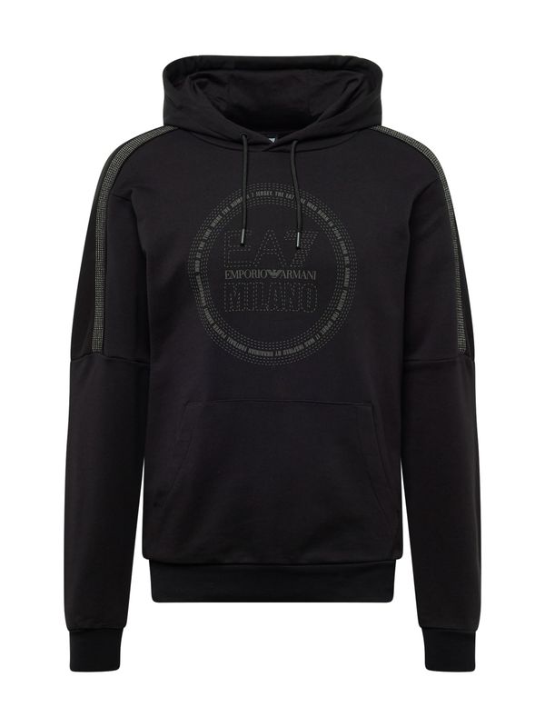 EA7 Emporio Armani EA7 Emporio Armani Суичър  сиво / черно