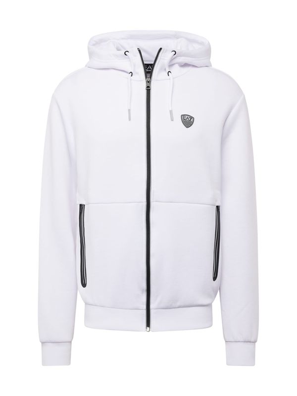 EA7 Emporio Armani EA7 Emporio Armani Суичъри с качулка  черно / бяло