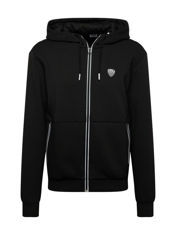 EA7 Emporio Armani EA7 Emporio Armani Суичъри с качулка  черно / бяло