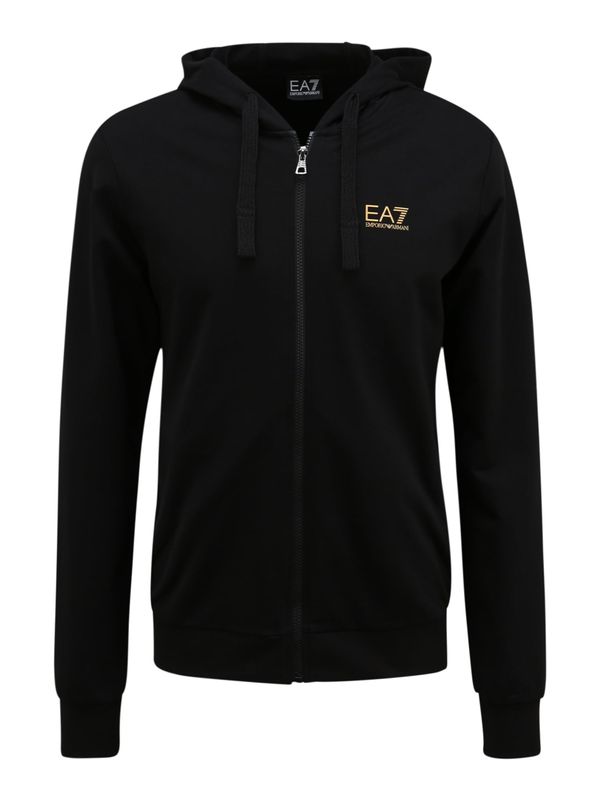 EA7 Emporio Armani EA7 Emporio Armani Суичъри с качулка  светлокафяво / черно