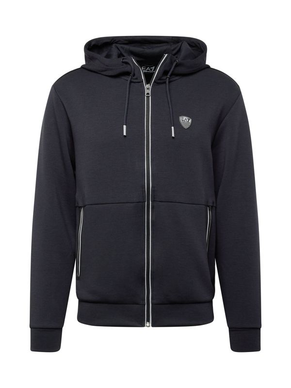 EA7 Emporio Armani EA7 Emporio Armani Суичъри с качулка  тъмносиньо / черно / бяло