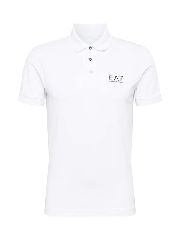 EA7 Emporio Armani EA7 Emporio Armani Тениска  черно / бяло