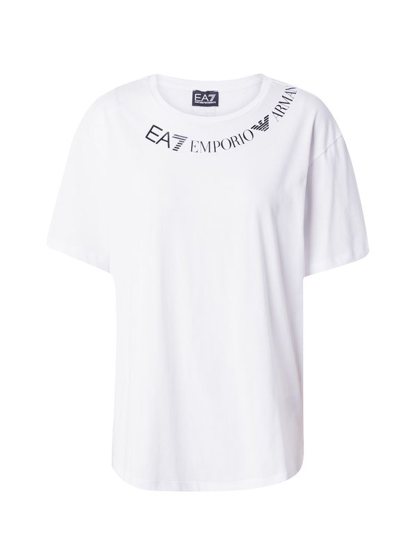 EA7 Emporio Armani EA7 Emporio Armani Тениска  черно / бяло