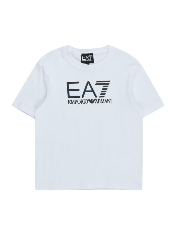 EA7 Emporio Armani EA7 Emporio Armani Тениска  черно / бяло