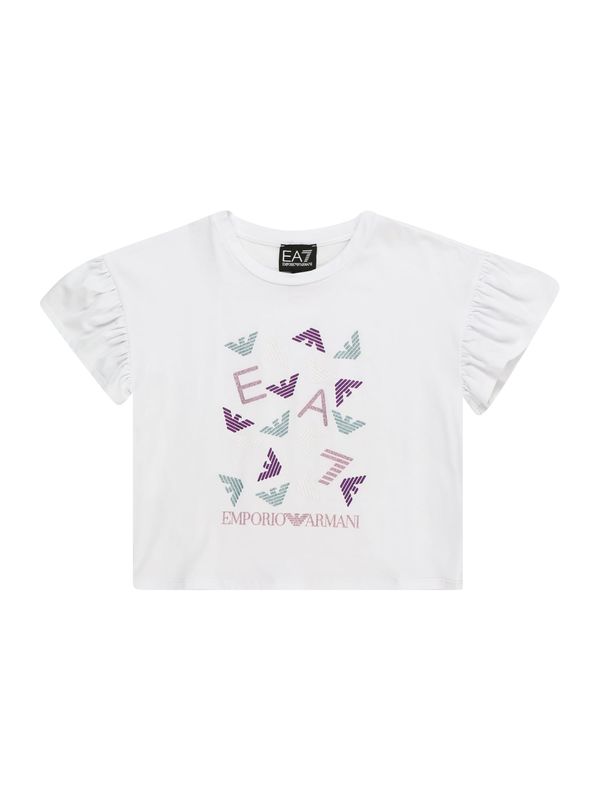 EA7 Emporio Armani EA7 Emporio Armani Тениска  мента / лилав / бледорозово / бяло