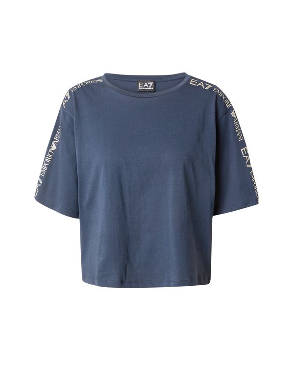 EA7 Emporio Armani EA7 Emporio Armani Тениска  нейви синьо / бяло