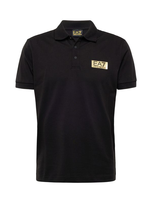 EA7 Emporio Armani EA7 Emporio Armani Тениска  светложълто / черно