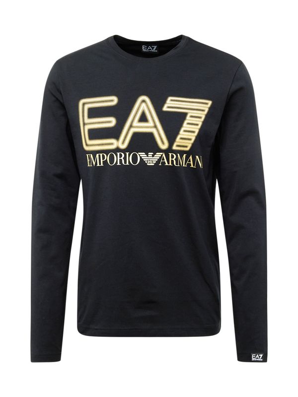 EA7 Emporio Armani EA7 Emporio Armani Тениска  златистожълто / черно / бяло
