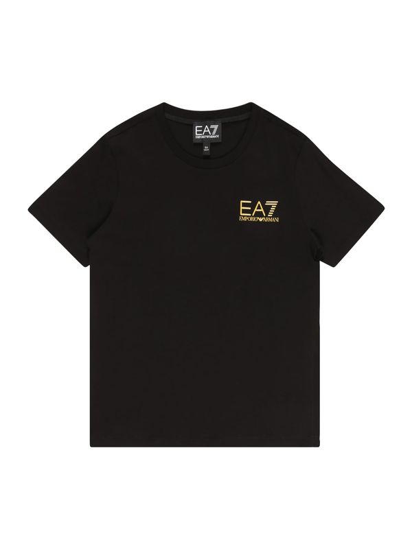 EA7 Emporio Armani EA7 Emporio Armani Тениска  злато / черно
