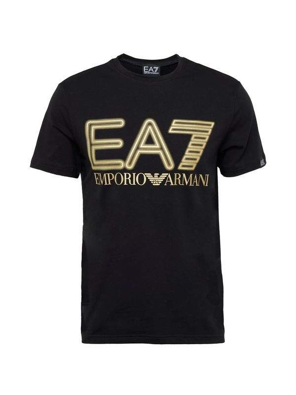 EA7 Emporio Armani EA7 Emporio Armani Тениска  злато / черно