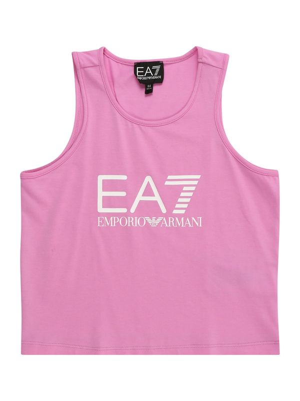 EA7 Emporio Armani EA7 Emporio Armani Топ 'CANOTTA'  еосин / бяло