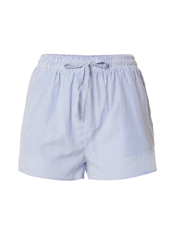 Edikted Edikted Панталон  светлосиньо / бяло