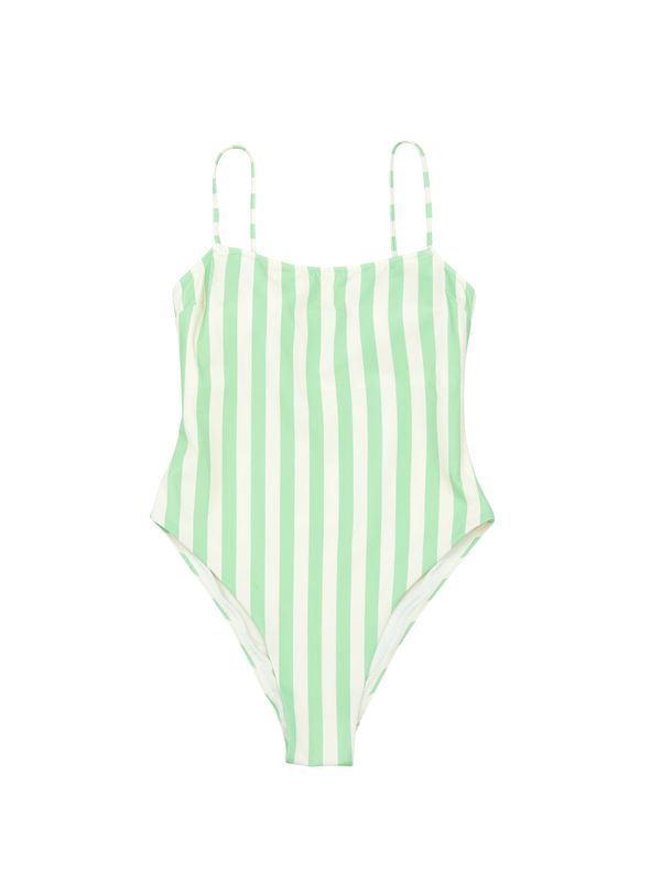 EDITED EDITED Бански костюм 'Naruco'  светлозелено / бяло