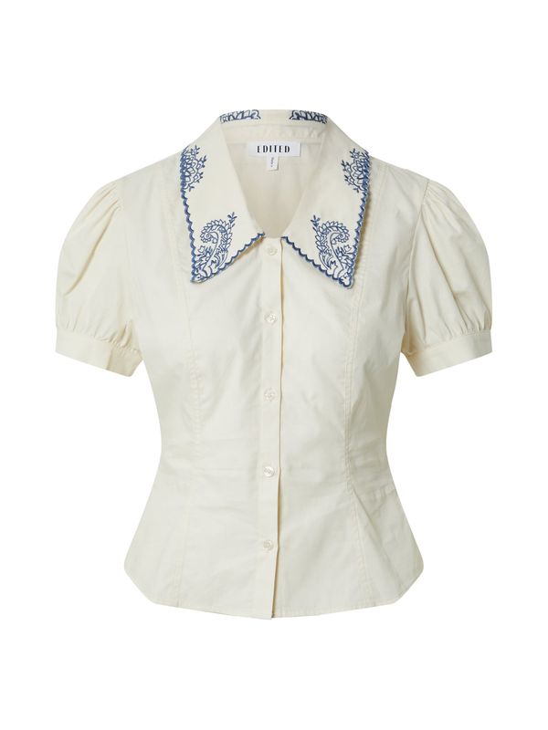 EDITED EDITED Блуза 'ALEA'  бежово / гълъбово синьо