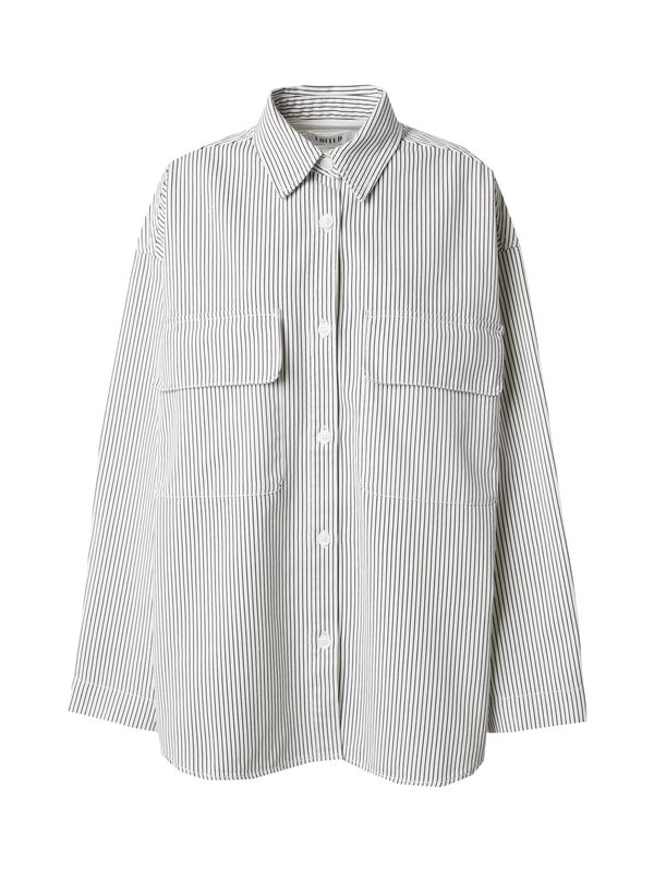 EDITED EDITED Блуза 'Anisha'  синьо / бяло