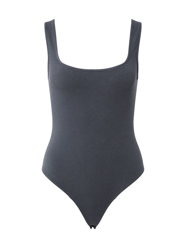 EDITED EDITED Блуза боди 'Jayda'  антрацитно черно