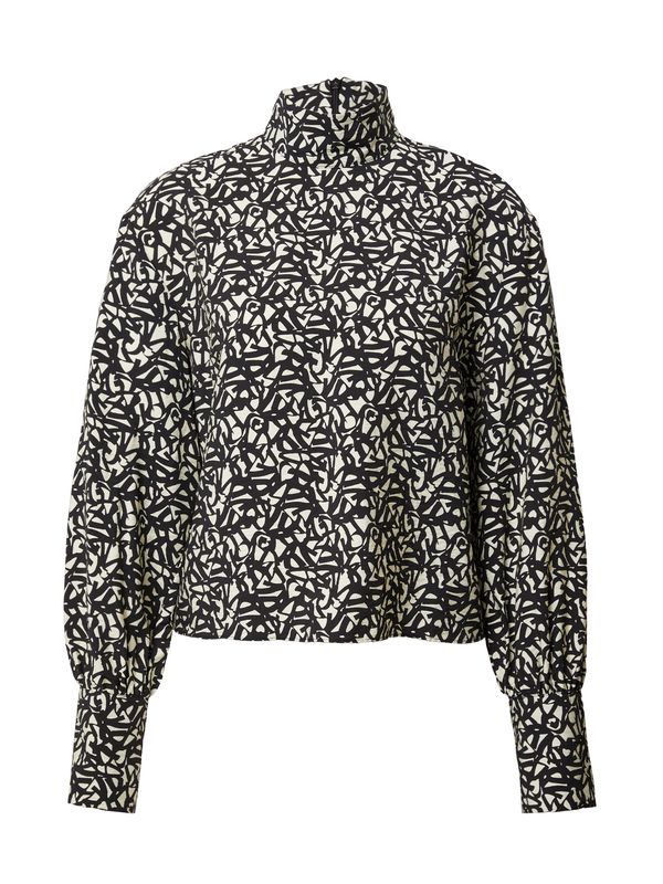 EDITED EDITED Блуза 'Djamila'  бежово / черно