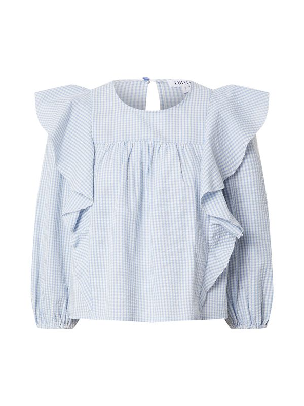 EDITED EDITED Блуза 'Dyliah'  синьо / бяло