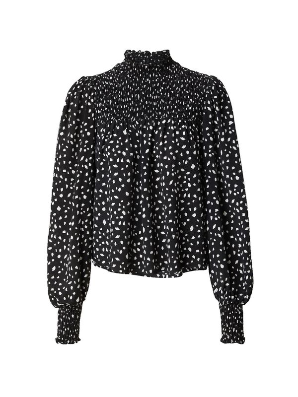EDITED EDITED Блуза 'Gabriel'  черно / бяло