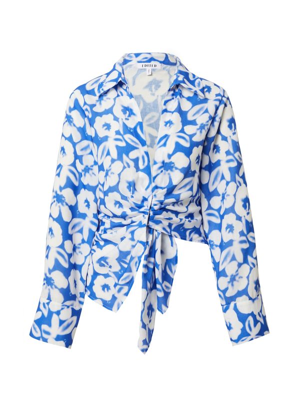 EDITED EDITED Блуза 'Rosina'  синьо / бяло