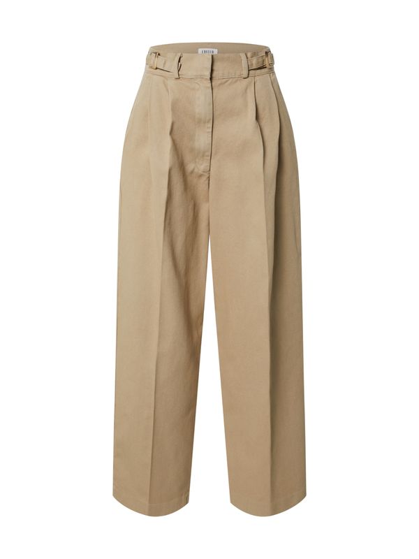 EDITED EDITED Дънки с набор 'Chiara'  цвят "пясък"