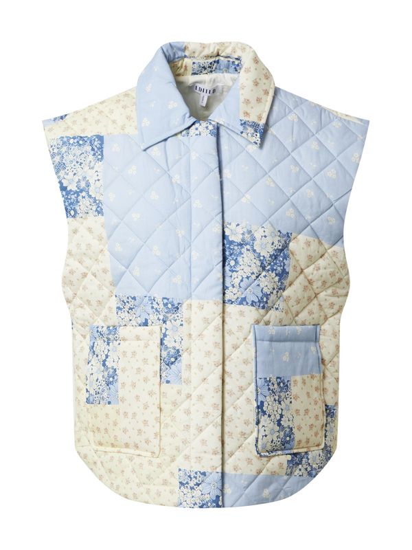 EDITED EDITED Елек 'Kaja'  бежово / екрю / светлосиньо / бяло