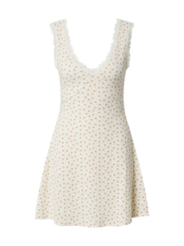 EDITED EDITED Лятна рокля 'Ivory'  кремаво / пудра / черешово червено