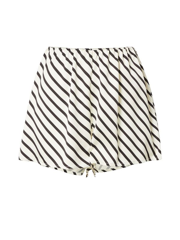 EDITED EDITED Панталон 'Emelie'  черно / бяло