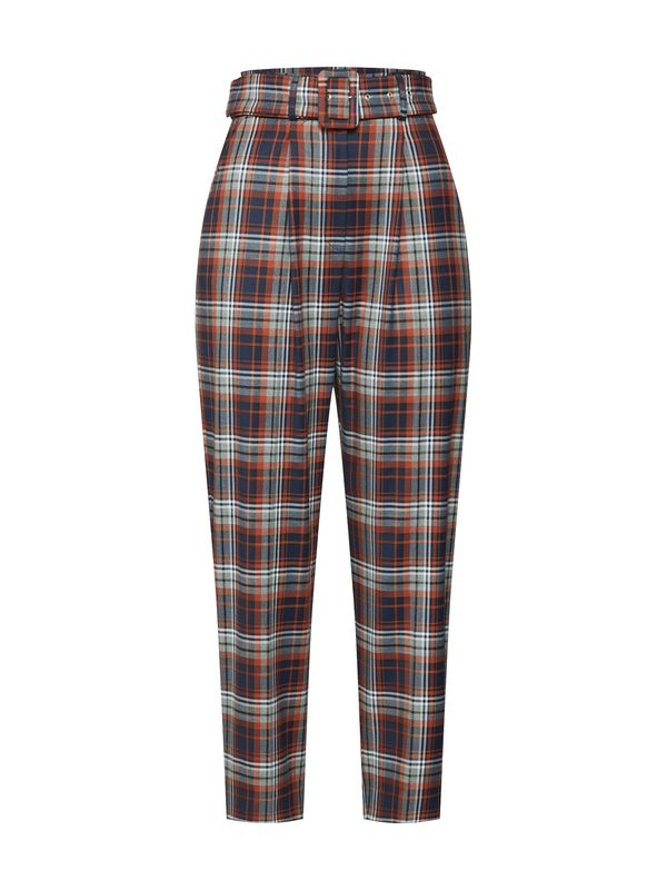 EDITED EDITED Панталон с набор 'Justine'  синьо / ръждиво кафяво