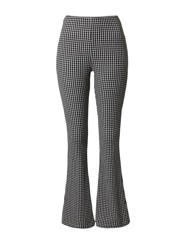 EDITED EDITED Панталон 'Zelinda'  черно / бяло