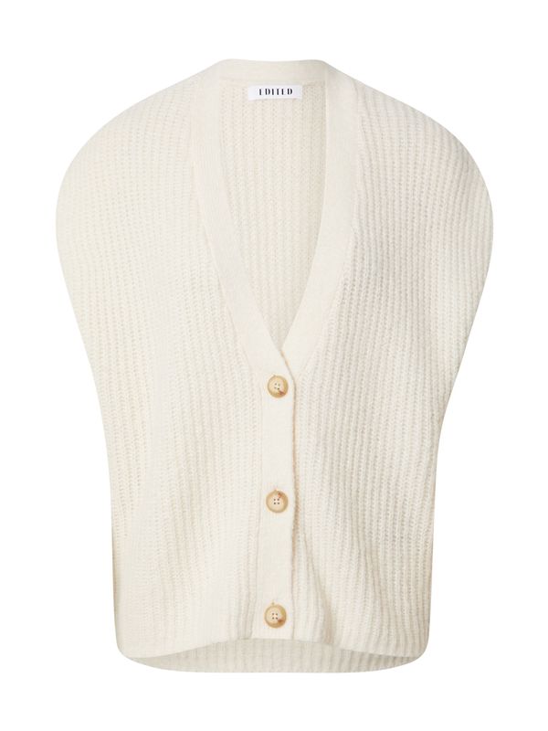 EDITED EDITED Плетен елек 'Sienna'  мръсно бяло