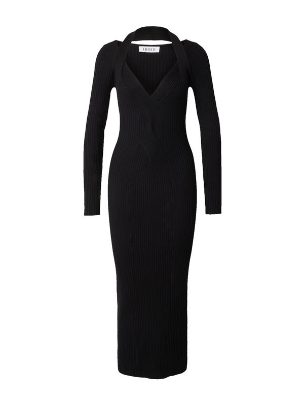 EDITED EDITED Плетена рокля  черно