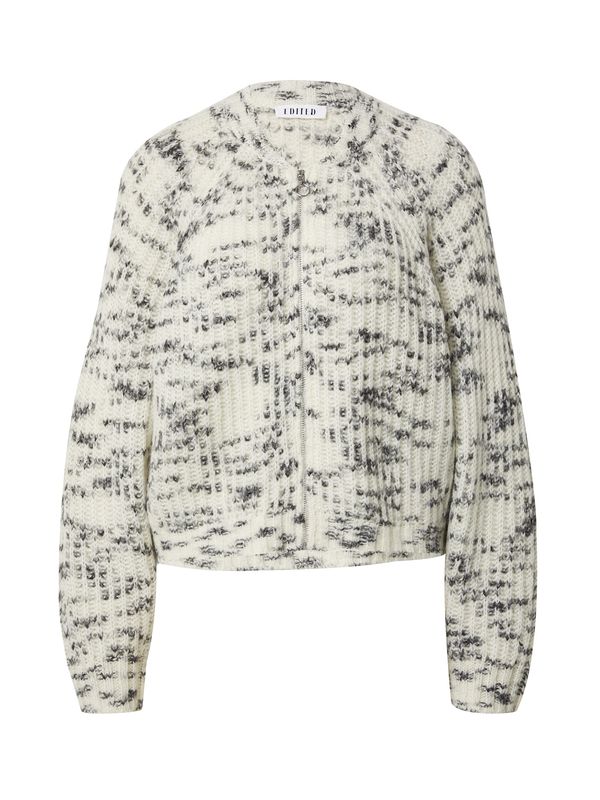 EDITED EDITED Плетена жилетка 'Rani'  кремаво / черно