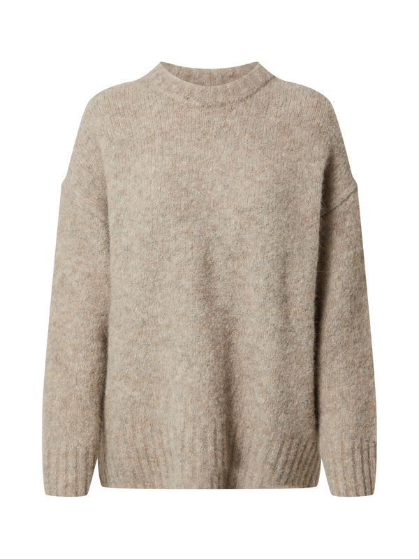 EDITED EDITED Пуловер 'Elyse'  кафяв меланж