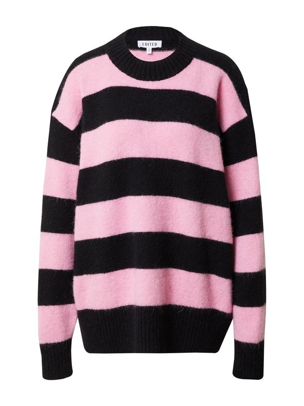 EDITED EDITED Пуловер 'Jalma'  розово / черно