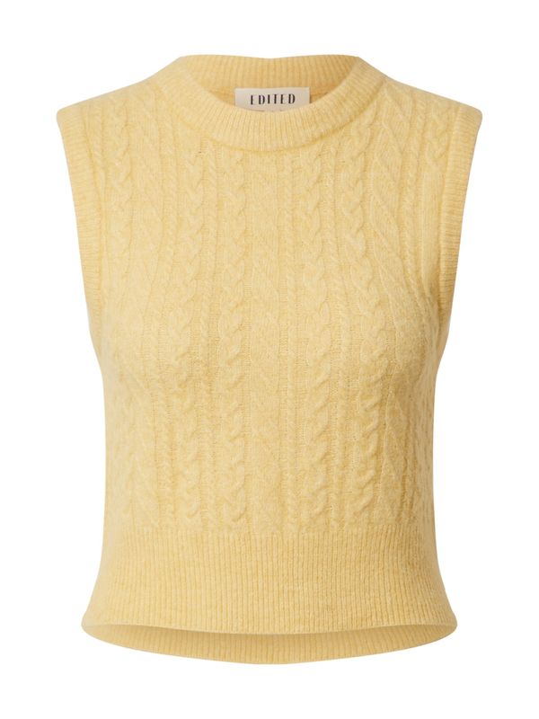 EDITED EDITED Пуловер  светложълто