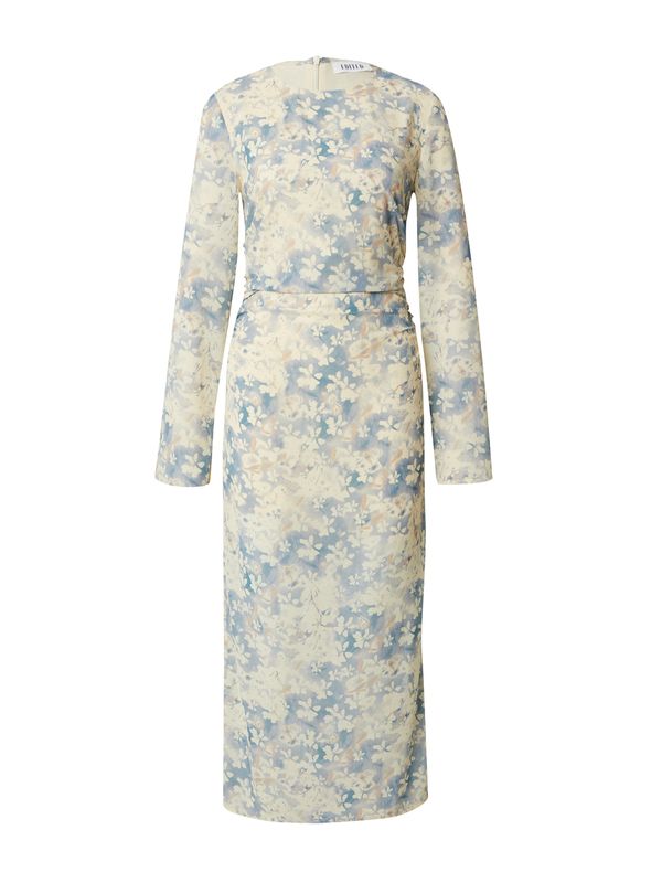 EDITED EDITED Рокля 'Fortuna'  телесен цвят / екрю / светлосиньо / пастелно жълто