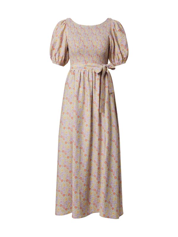 EDITED EDITED Рокля 'Karina'  светлосиньо / жълто / светлолилаво / оранжево