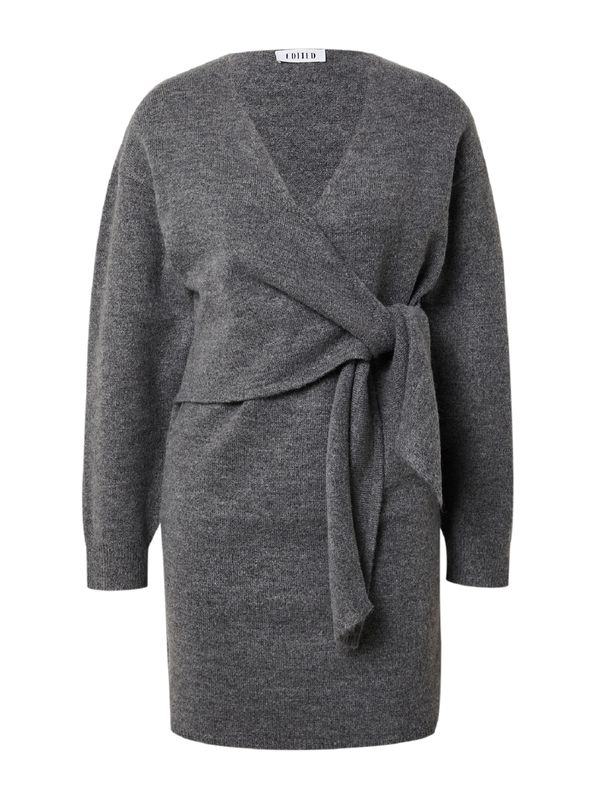 EDITED EDITED Рокля 'Loran'  тъмносиво / сив меланж