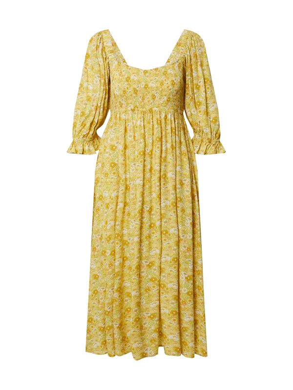 EDITED EDITED Рокля 'Maleah'  горчица / мед / светлозелено / пепел от рози / бяло