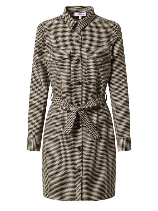 EDITED EDITED Рокля тип риза 'Annabel'  бежово / сиво